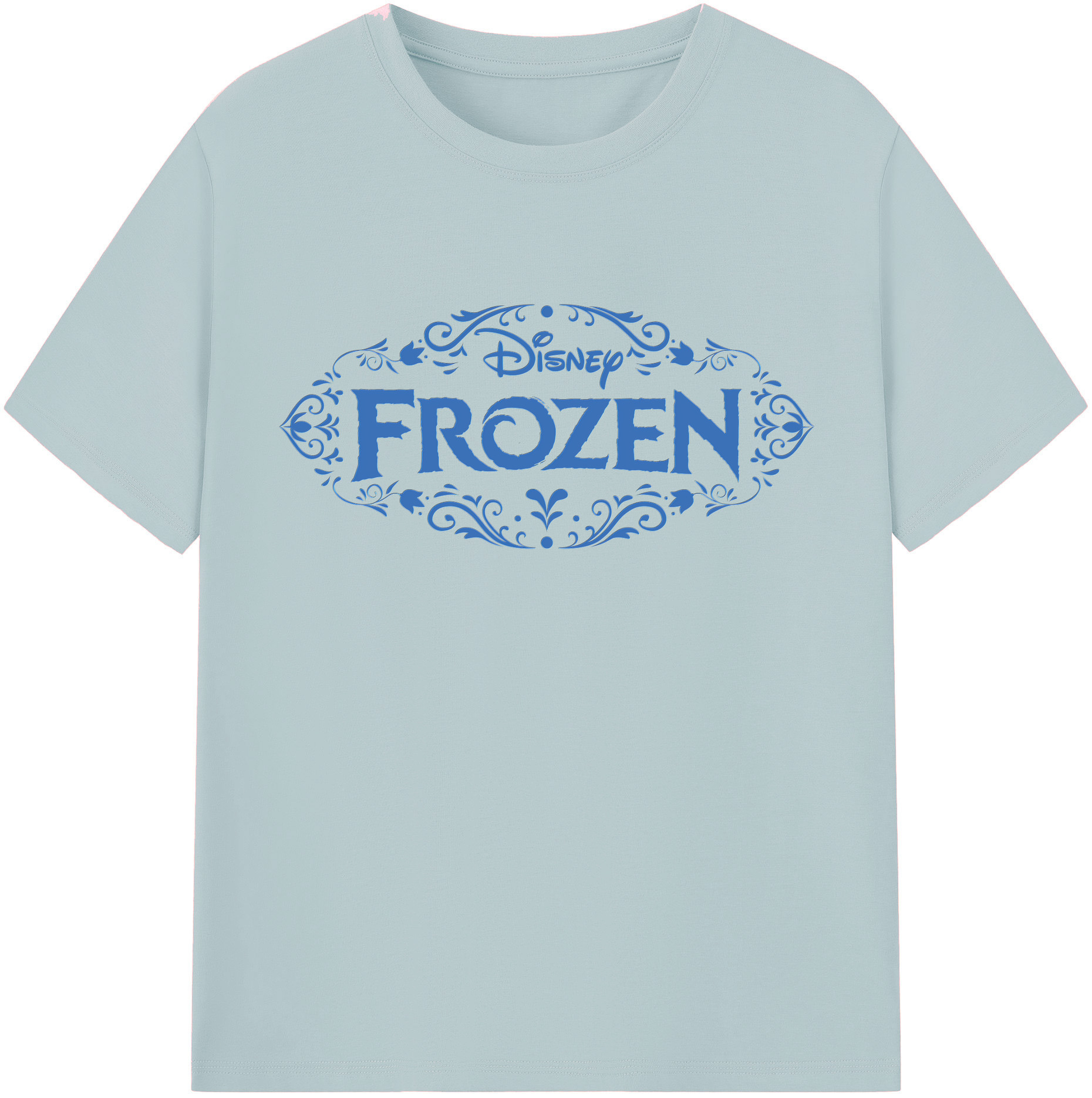 （画像用） アナと雪の女王 アンナ エルサ Frozen Anna Elsa 綿100％半袖Tシャツ（フロントプリント）